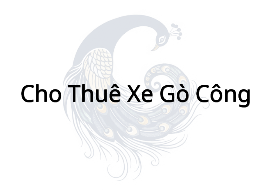 Cho thuê xe gò Công