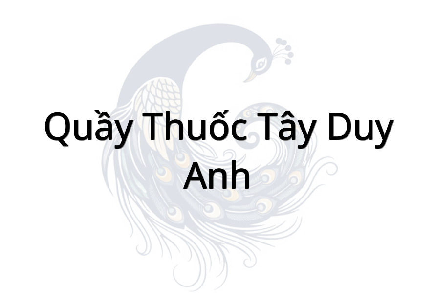 Quầy Thuốc Tây Duy Anh