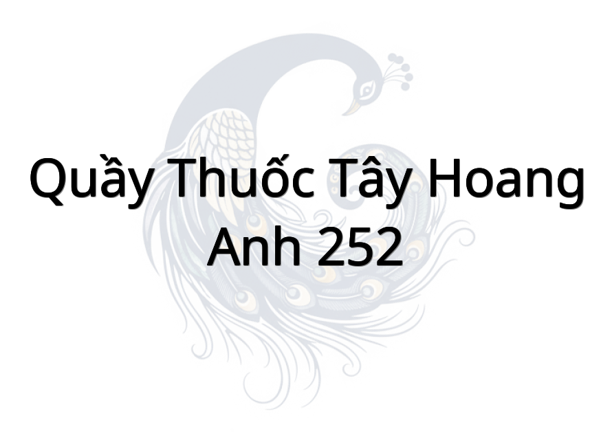 Quầy Thuốc Tây Hoang Anh 252