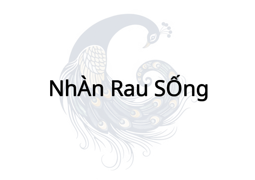 NHÀN RAU SỐNG