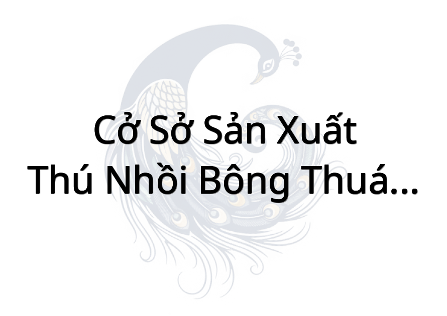 Cở sở sản xuất thú nhồi bông THUẬN GIÀU