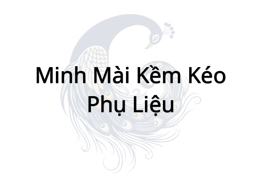 MINH mài kềm kéo - phụ liệu
