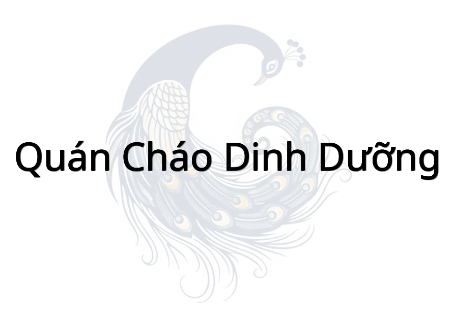 Quán Cháo Dinh Dưỡng