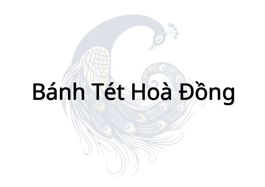 Bánh tét Hoà Đồng