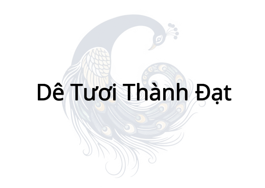 Dê tươi Thành Đạt