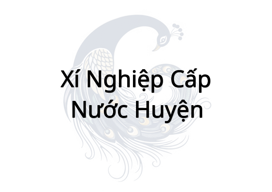 Xí Nghiệp Cấp Nước Huyện