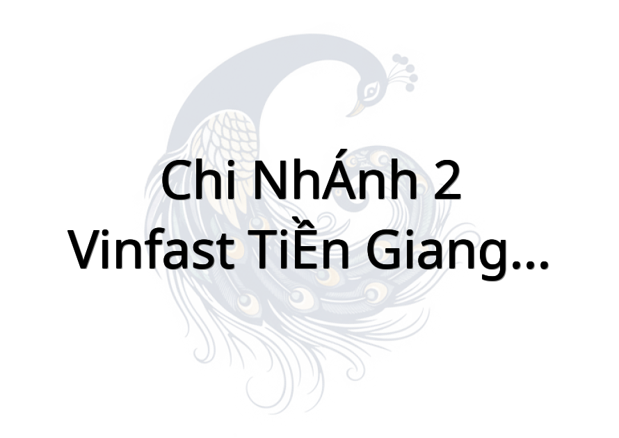 CHI NHÁNH 2- VINFAST TIỀN GIANG - ANH KHUÊ