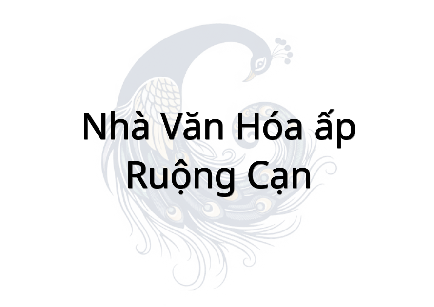 Nhà văn hóa ấp ruộng cạn