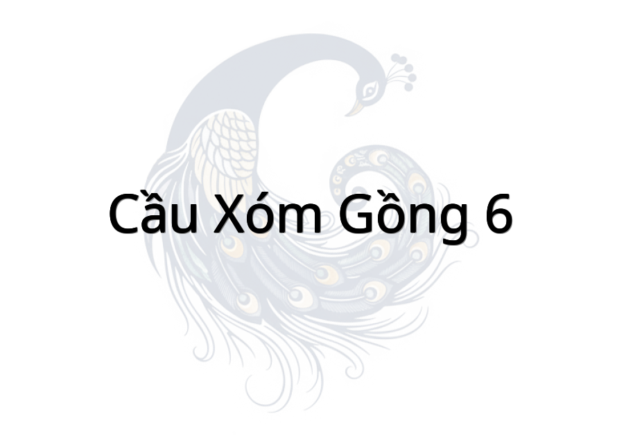 Cầu Xóm Gồng 6