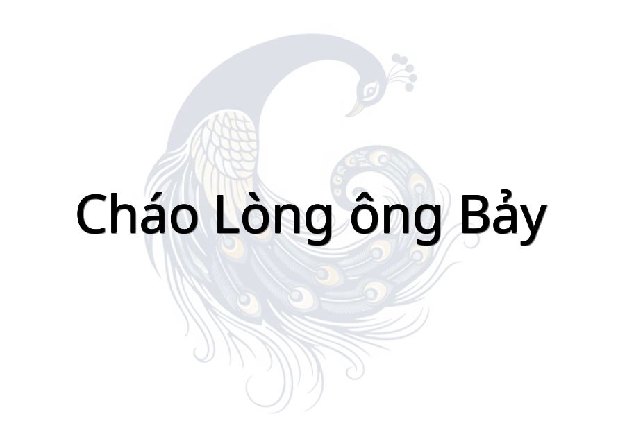 Cháo Lòng ông Bảy