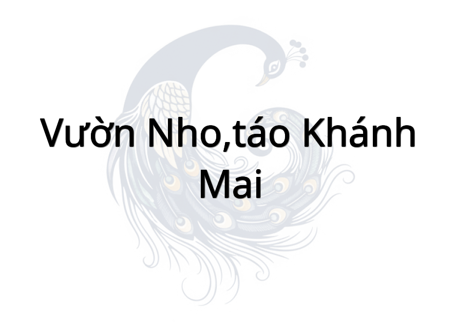 Vườn Nho,Táo Khánh Mai