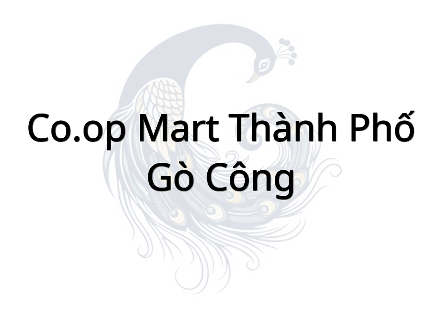 Co.op Mart Thành Phố Gò Công