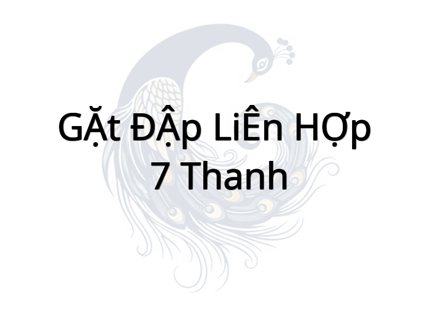 GẶT ĐẬP LIÊN HỢP ( 7 THANH)